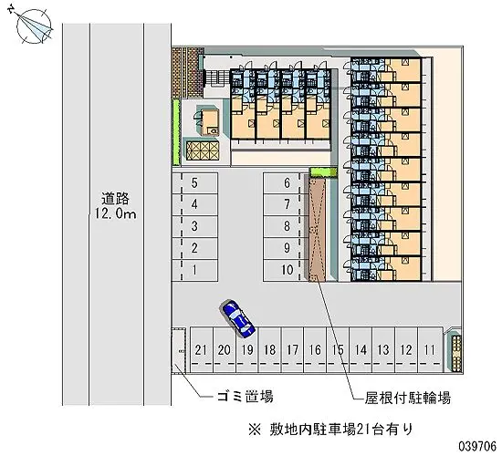 ★手数料０円★福岡市西区今宿３丁目 月極駐車場